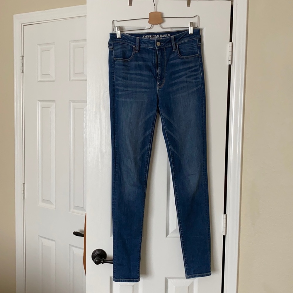 American Eagle long skinny jeans